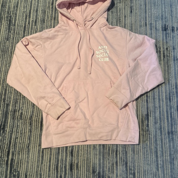 Anti Social Social Club Kkoch Hoodie Pink Men's Small
